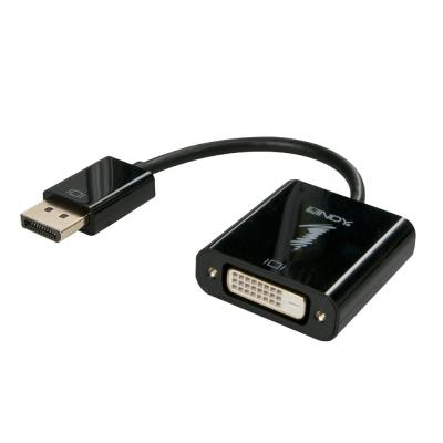 DisplayPort Male To DVI-D Female Active Adapter Converter - Black